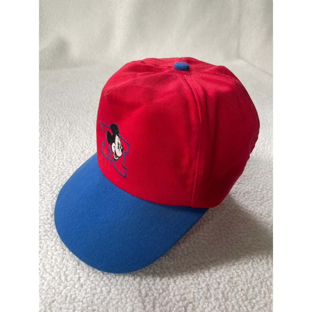 Disney Kids Mickey Mouse Red Crown Blue Bill Baseball Cap